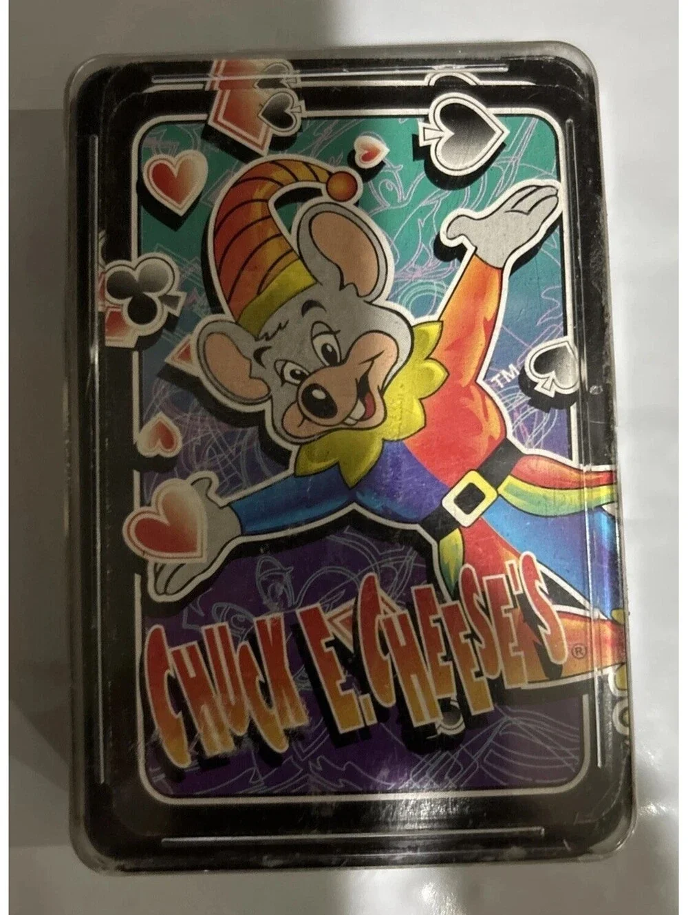 Chuck e Cheese Deck Playing Cards, Complete Set 54, Vintage  3.5”